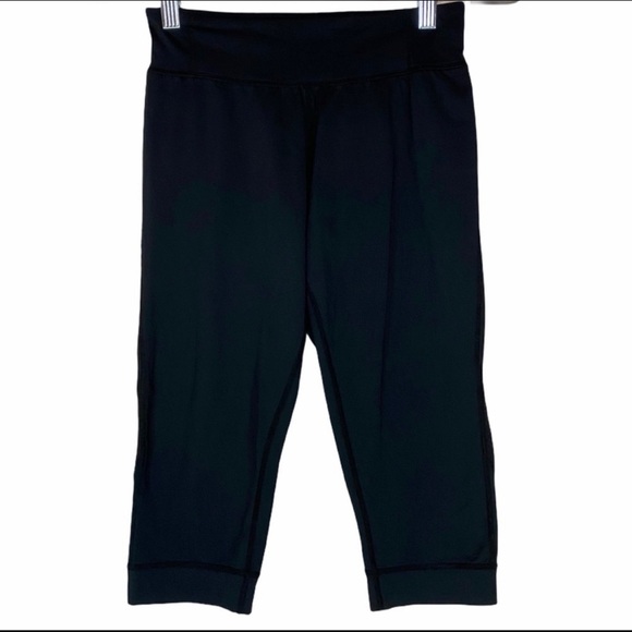 Marmot Cropped Leggings Black with Mesh - Picture 1 of 6